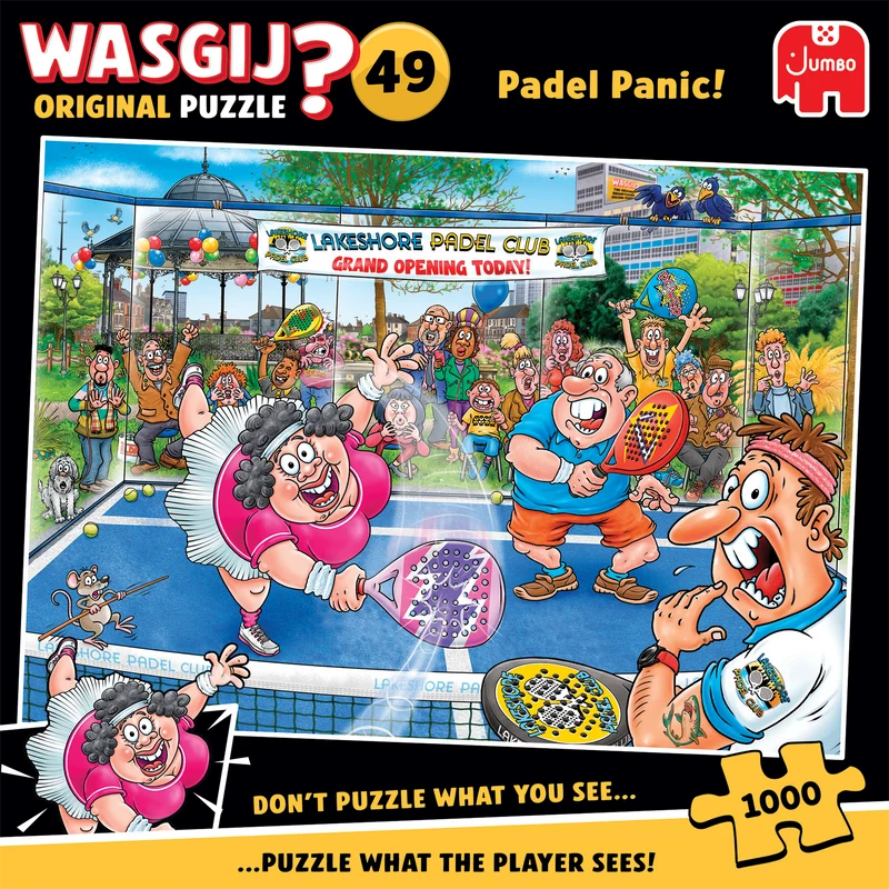 Wasgij Original 49 - Padel Panic! (1000 pieces)