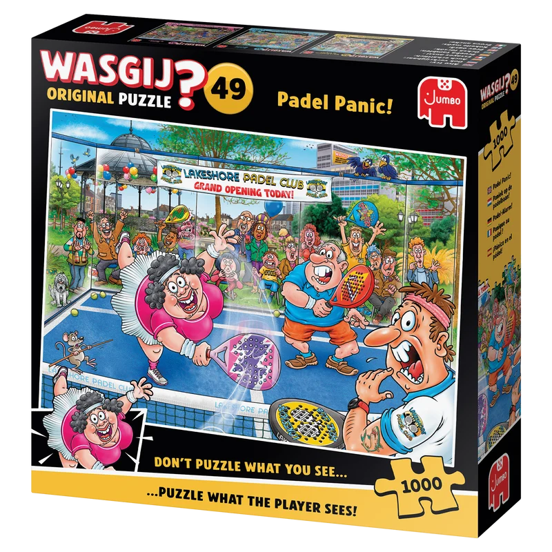 Wasgij Original 49 - Padel Panic! (1000 pieces)