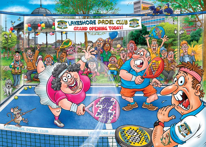 Wasgij Original 49 - Padel Panic! (1000 pieces)