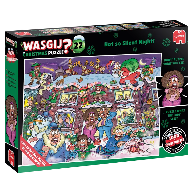 Wasgij Christmas 22 - Not so Silent Night! (2x1000 pieces)