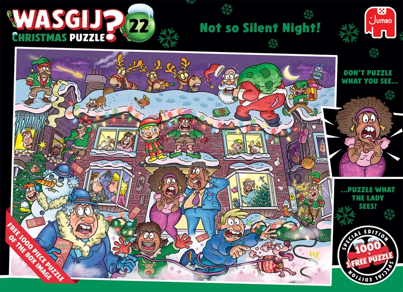 Wasgij Christmas 22 - Not so Silent Night! (2x1000 pieces)