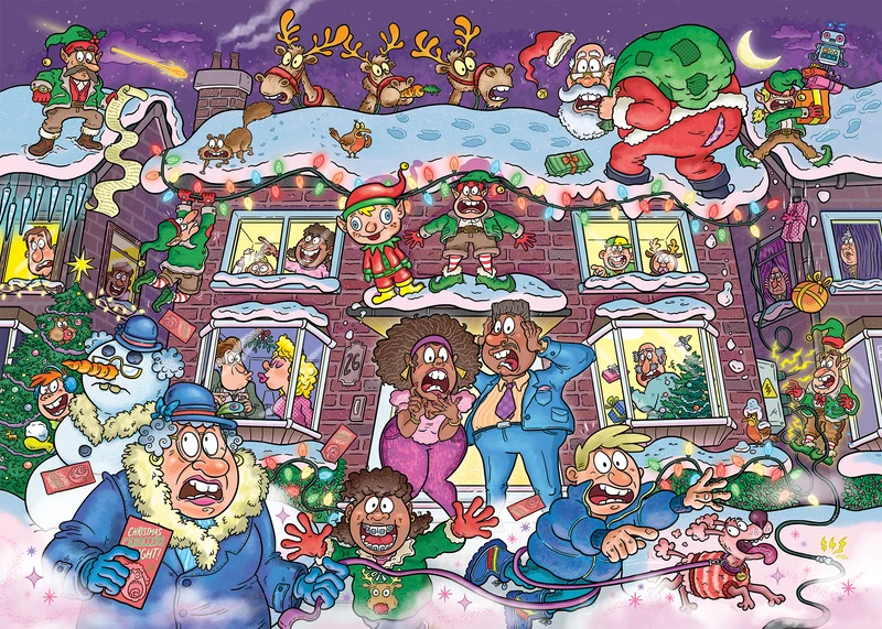 Wasgij Christmas 22 - Not so Silent Night! (2x1000 pieces)