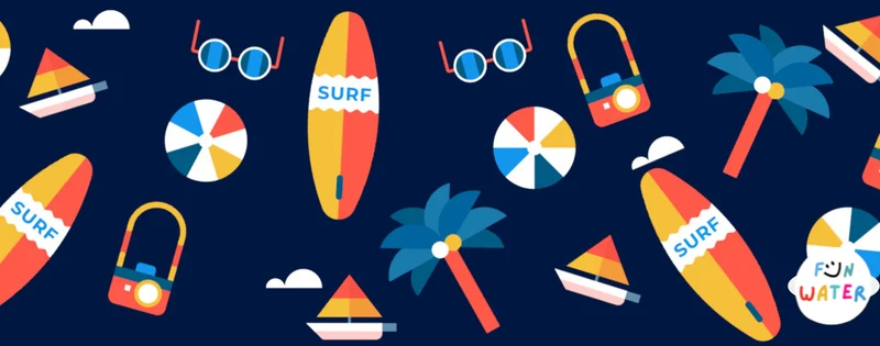 Máscara infantil amarillas con turbante Surf · Fun Water