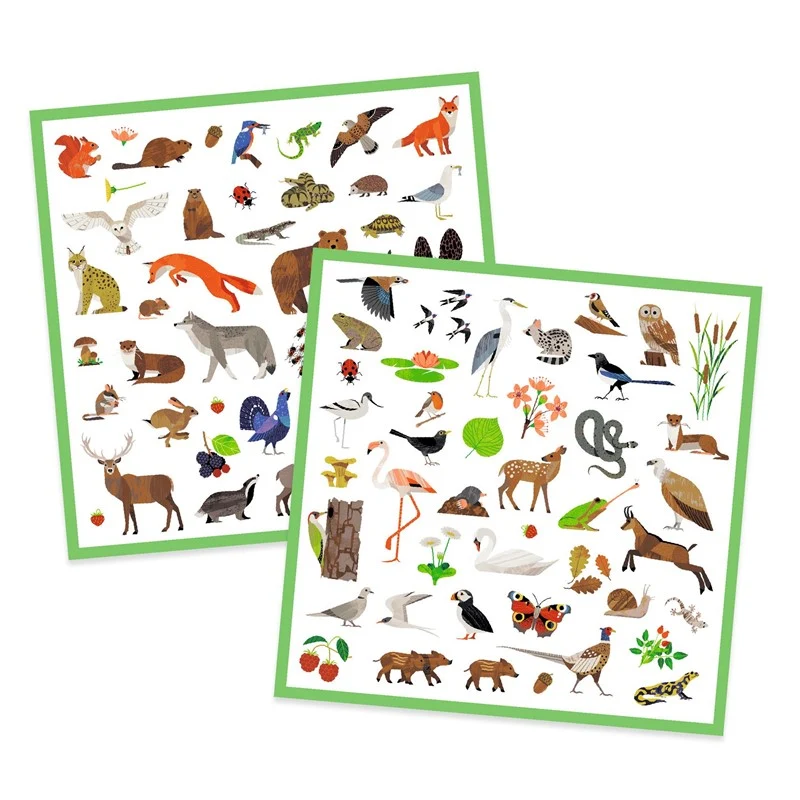 Pegatinas Fauna · Djeco