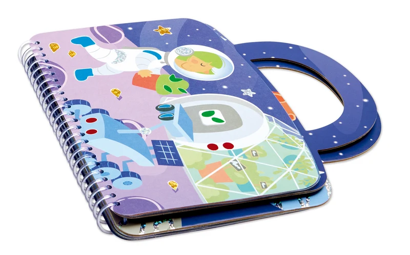Maletín Pegatinas Galactic · Hape
