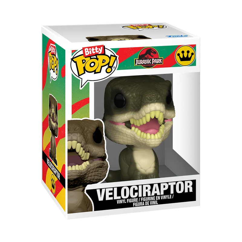 Funko Bitty Pop: Jurassic Park - Raptor y Brachiosaurus 2 Pack