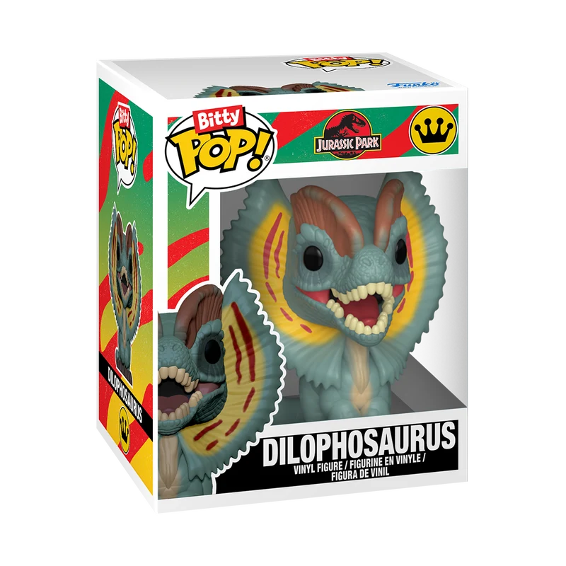 Funko Bitty Pop: Jurassic Park - T Rex con Dilo 2 Pack