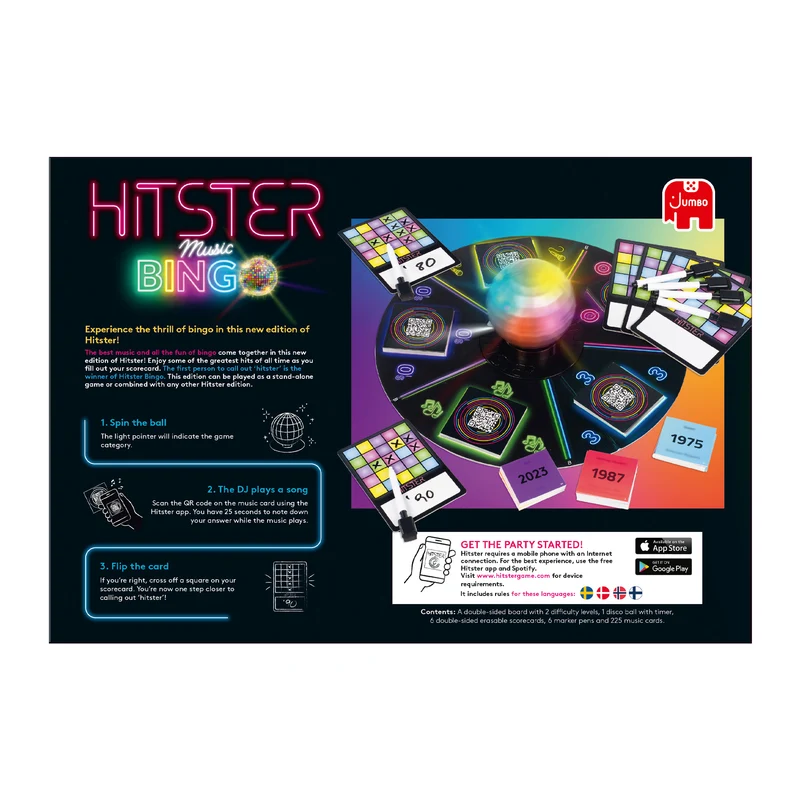 Hitster - Bingo (Nordics)