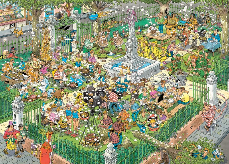 Jan van Haasteren - BBQ Party! (1000 pieces)