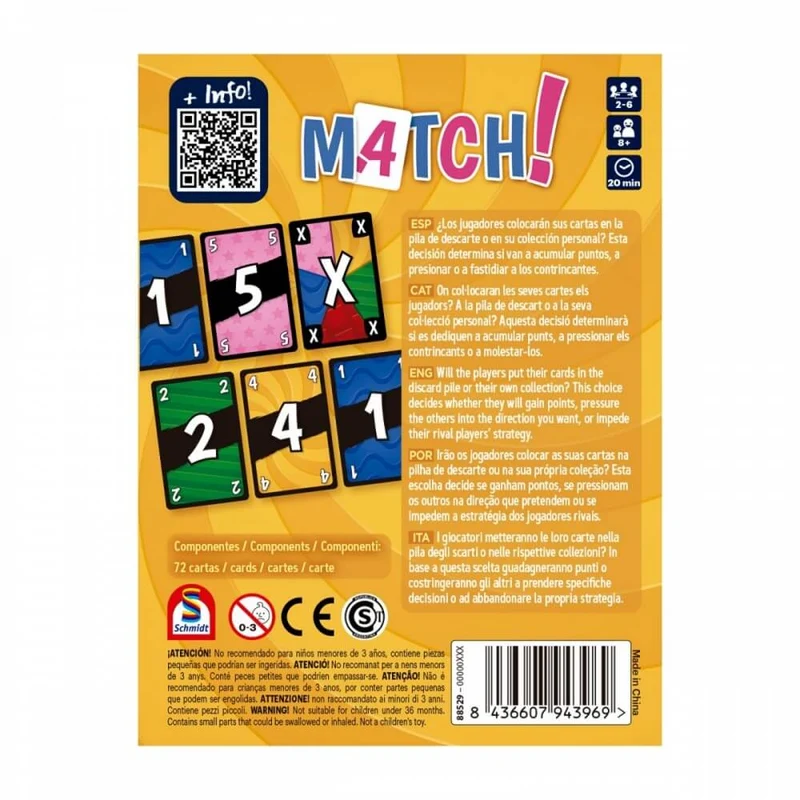 Match - Juego de mesa - Devir - 2-5 jugadores - 7+ años - 20 min