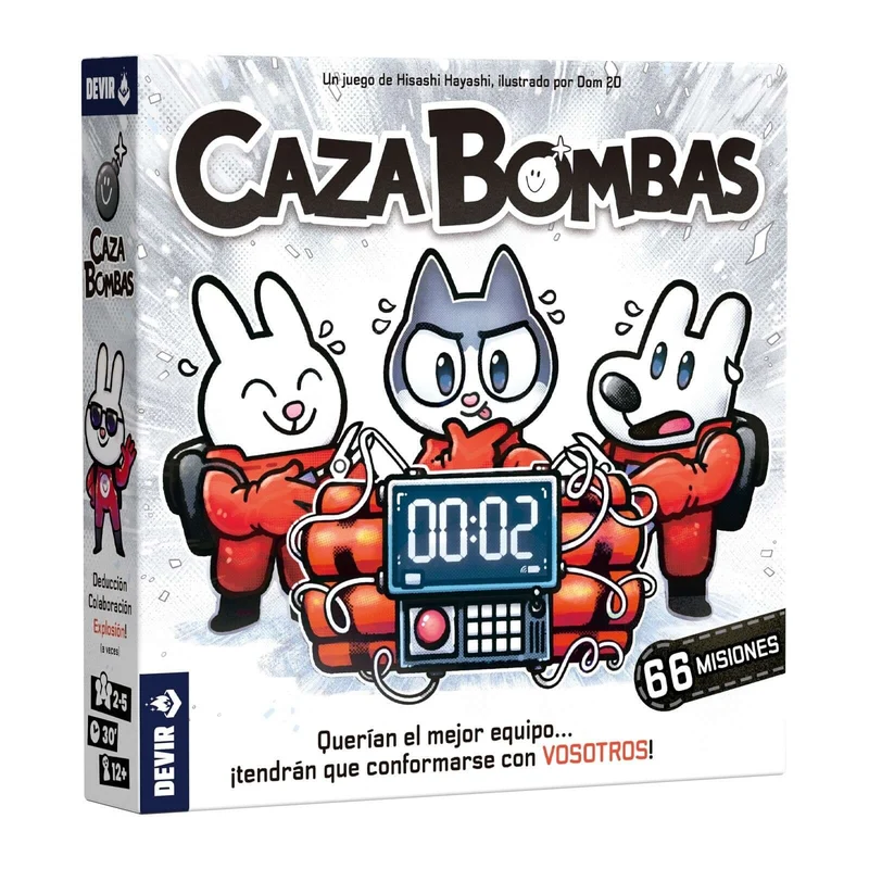 Caza Bombas - Juego de mesa - Devir - 2-5 jugadores - 12+ años - 30 min