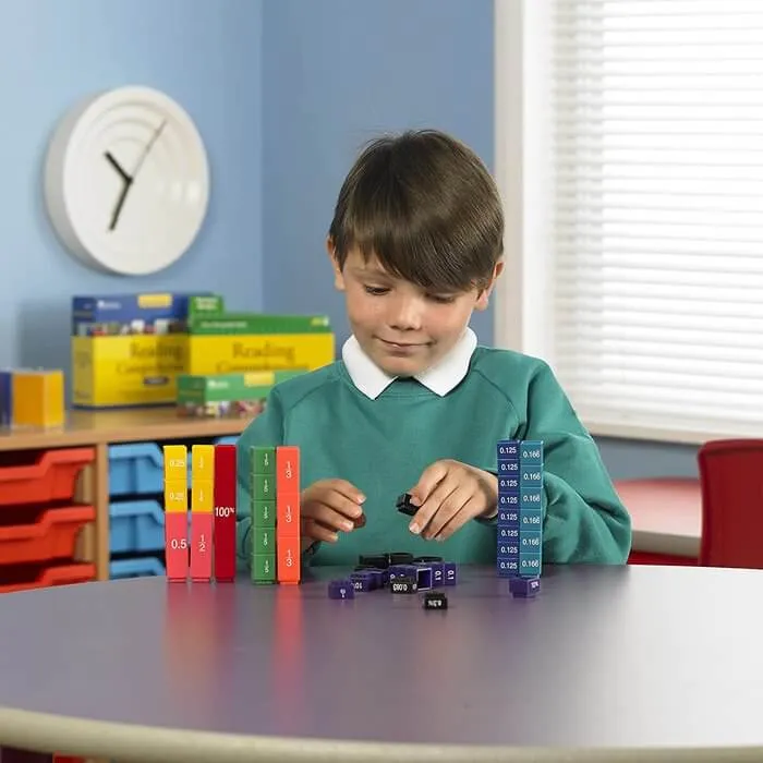 JUEGO SET CUBOS DE EQUIVALENCIA FRACTION TOWER | Learning Resources