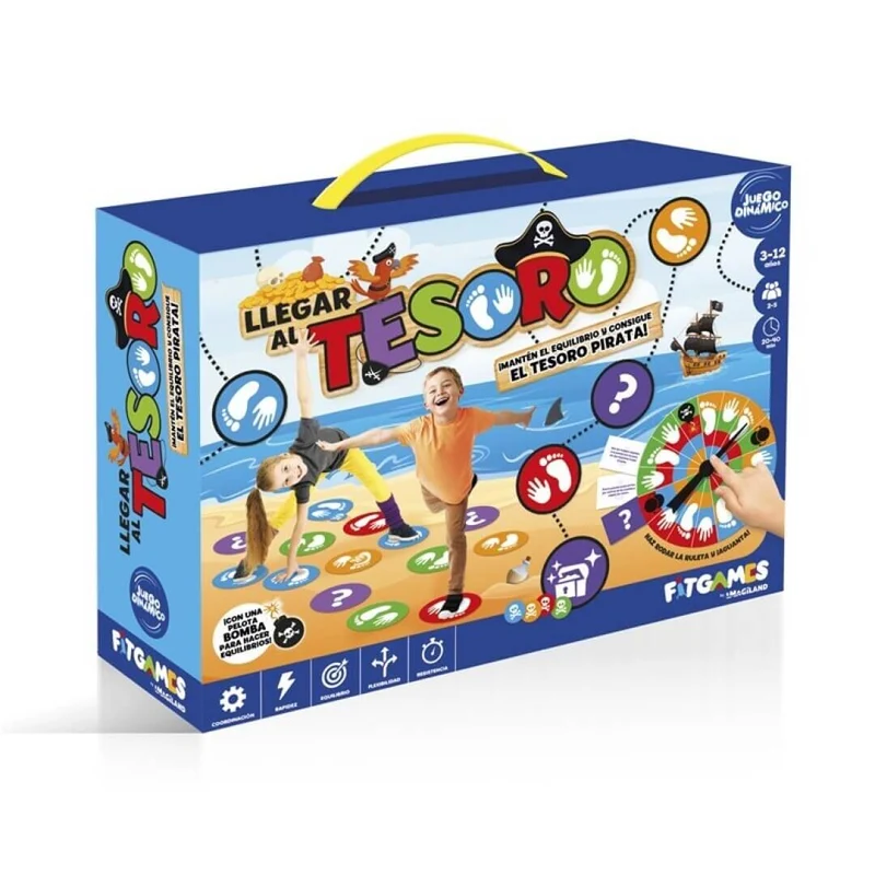 Llegar al Tesoro - Juego de mesa - Imagiland - 2-5 jugadores - 3+ años - 20-40 min