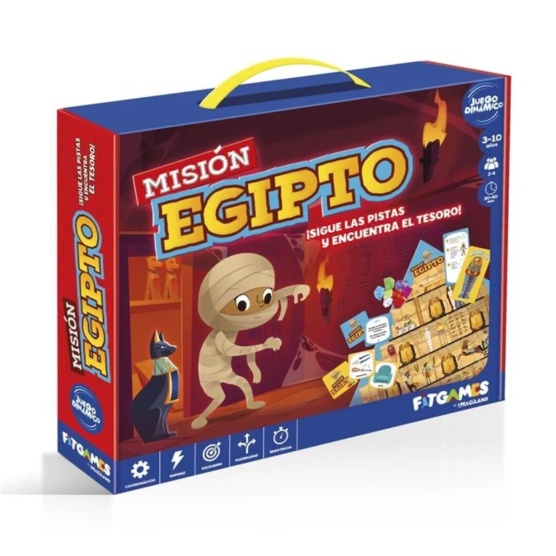 Misión Egipto - Juego de mesa - Imagiland - 2-4 jugadores - 3+ años - 30 min