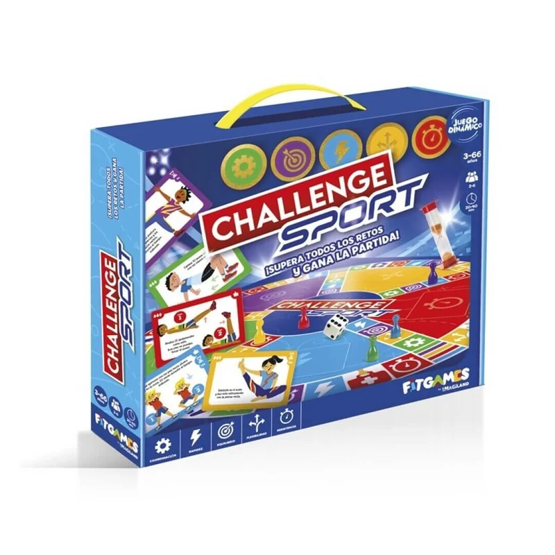 Challenge Sport - Juego de mesa - Imagiland - 2-6 jugadores - 3+ años - 15-20 min