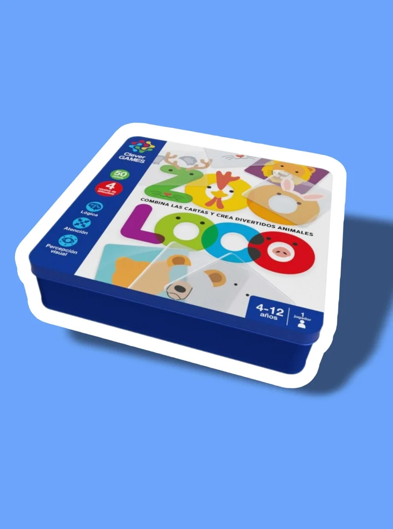 Zooloco - Juego de mesa - Clever Games - 1 jugadores - 4+ años