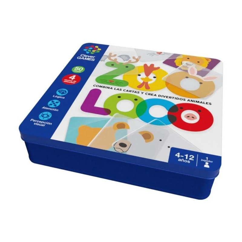 Zooloco - Juego de mesa - Clever Games - 1 jugadores - 4+ años