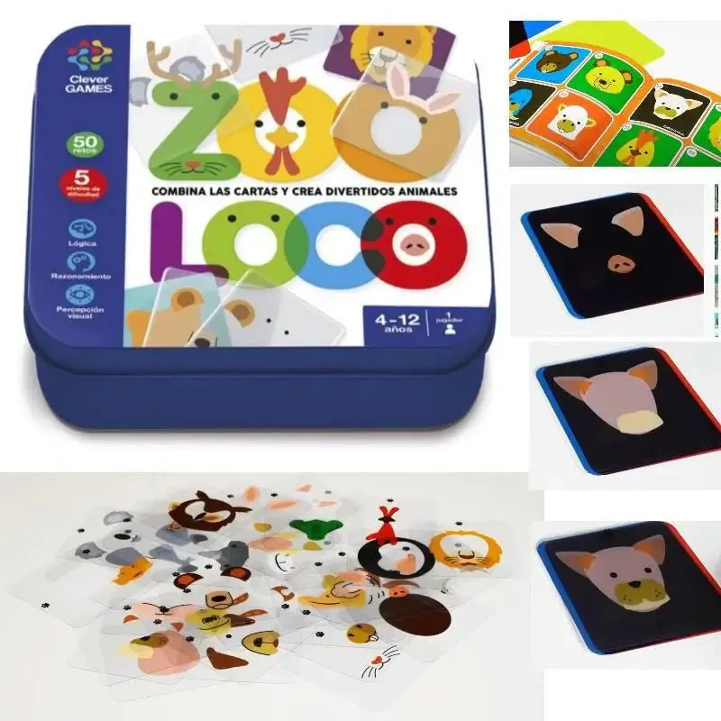 Zooloco - Juego de mesa - Clever Games - 1 jugadores - 4+ años