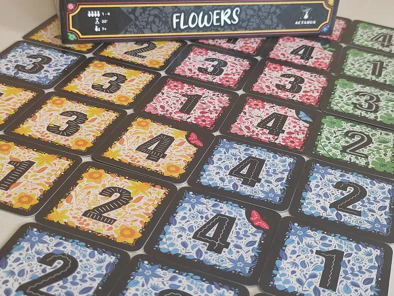 Flowers - Juego de mesa - MALDITO GAMES - 1-4 jugadores - 7+ años - 10 min