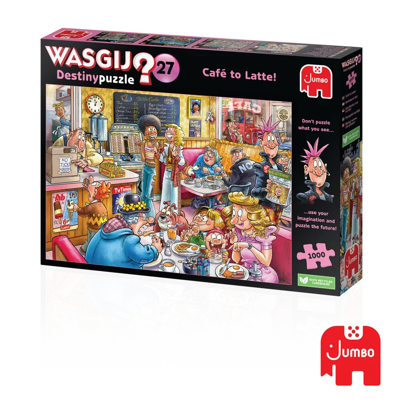 Wasgij Destiny 27 - Café to Latte! (1000 pieces)