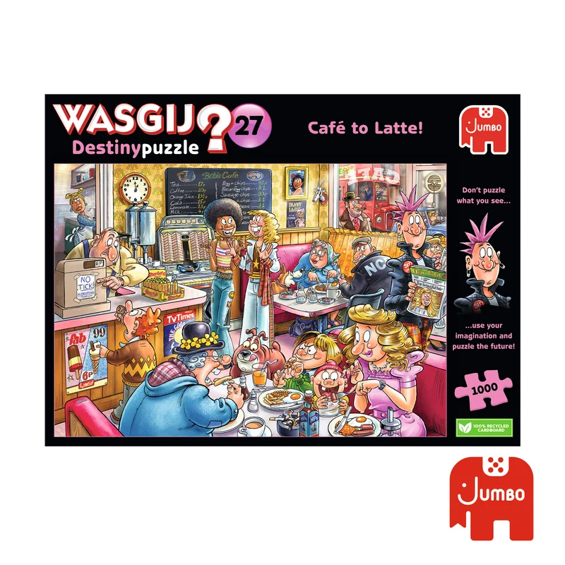 Wasgij Destiny 27 - Café to Latte! (1000 pieces)