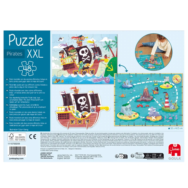 Goula - Puzzle XXL Pirates