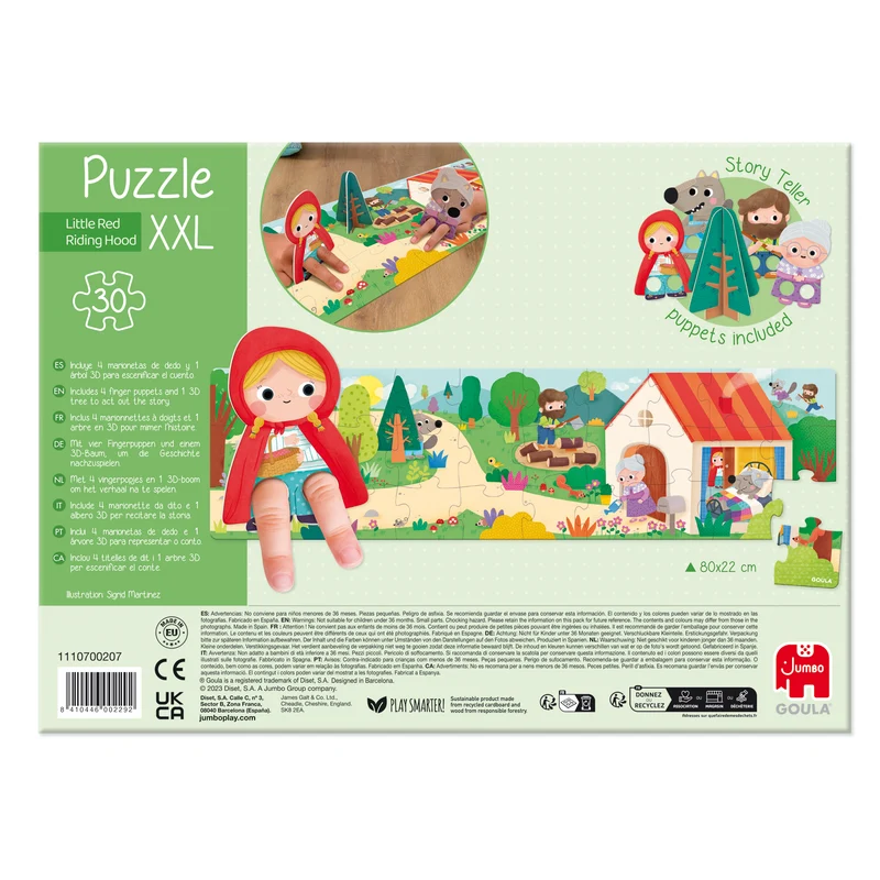 Goula - Puzzle XXL Little Red Ridding Hood