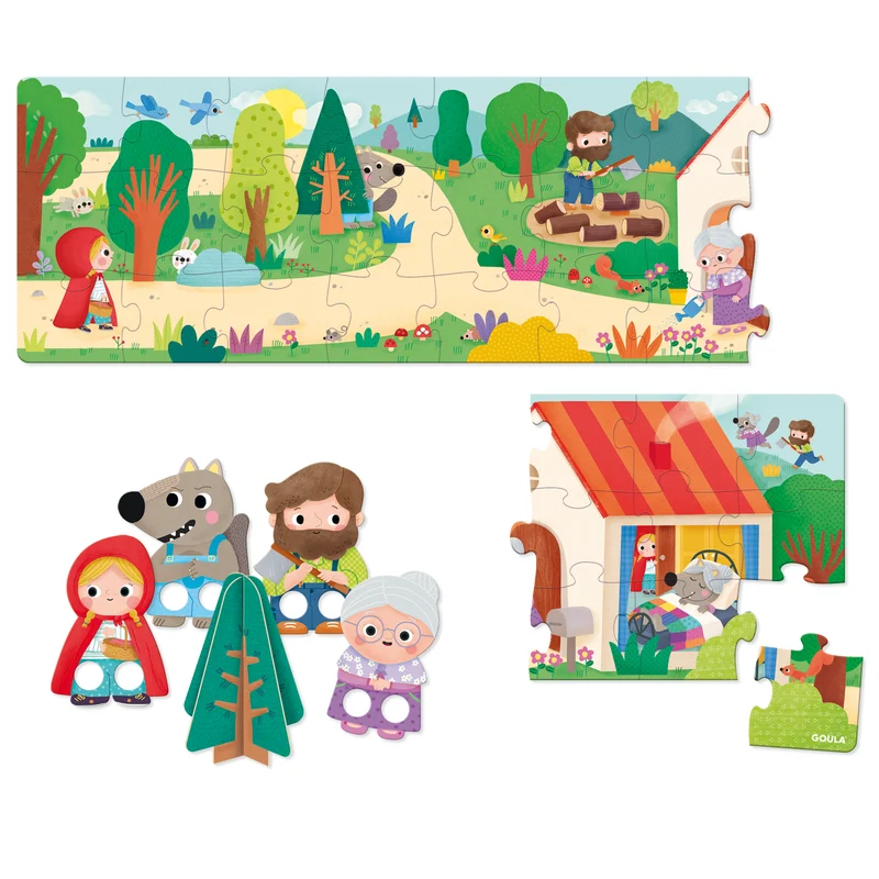 Goula - Puzzle XXL Little Red Ridding Hood