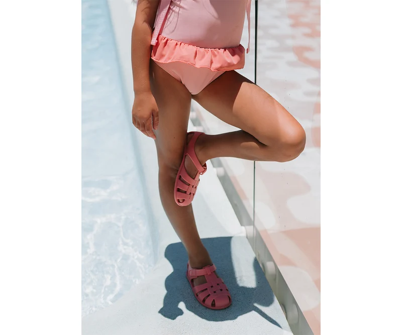 Cangrejeras Infantil Monneka · Stripes Bloom & Blush