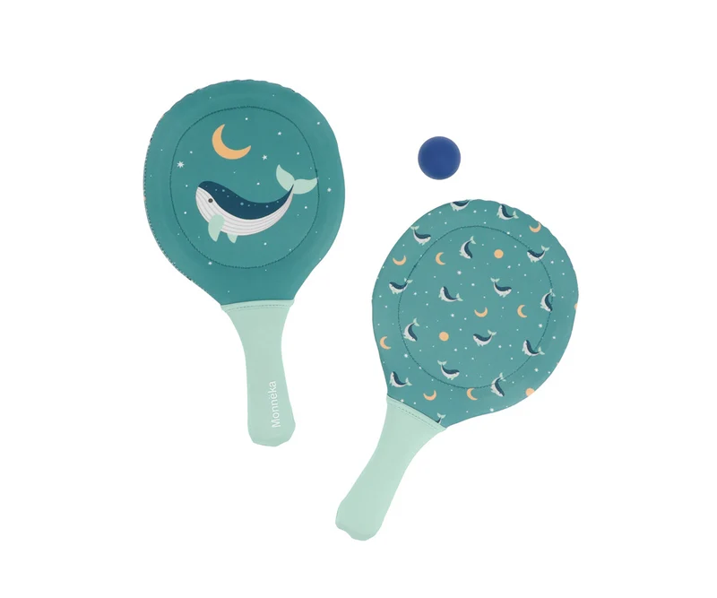 Palas playa neopreno con pelota - Whale Teal