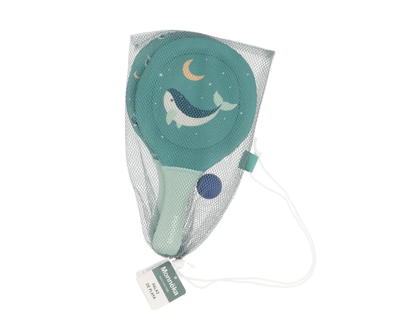 Palas playa neopreno con pelota - Whale Teal