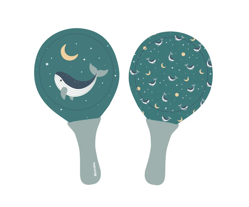 Palas playa neopreno con pelota - Whale Teal