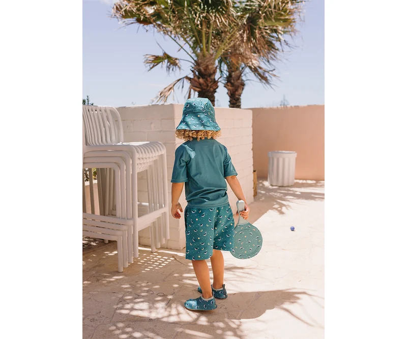 Palas playa neopreno con pelota - Whale Teal