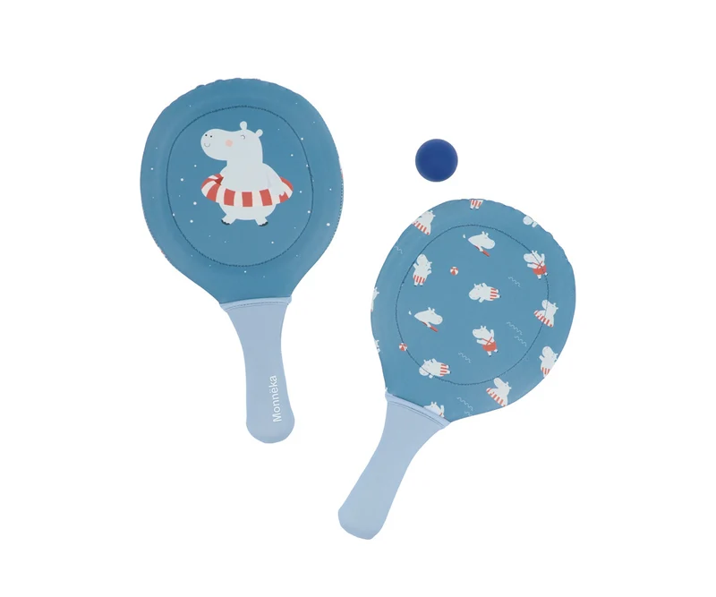 Palas playa neopreno con pelota - Hippos