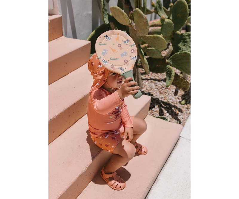 Palas playa neopreno con pelota - Wild Animals