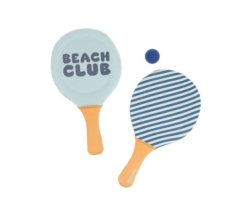 Palas playa neopreno con pelota - Stripes Blues & Beyond