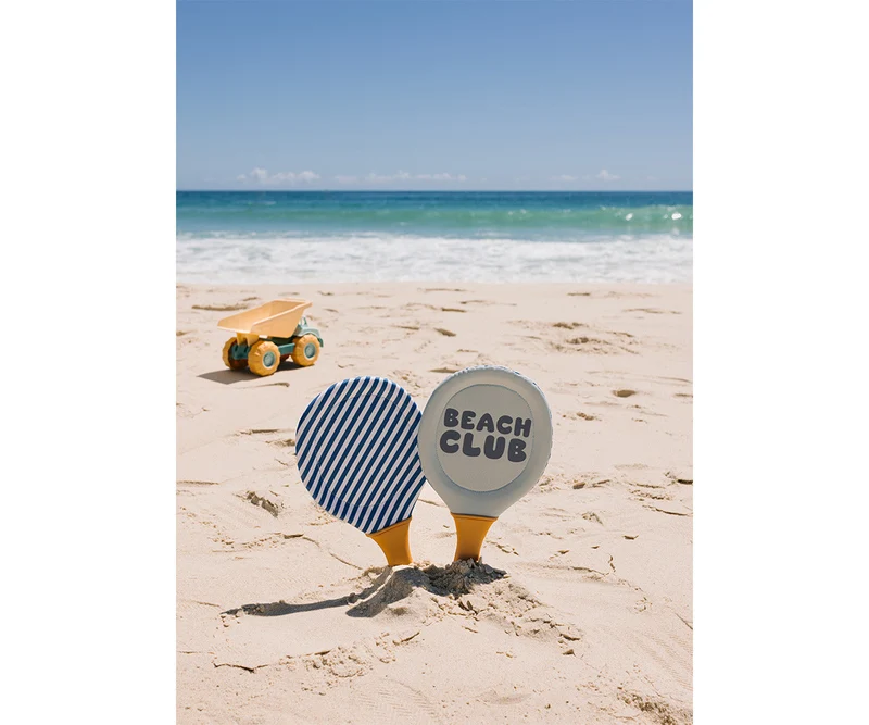 Palas playa neopreno con pelota - Stripes Blues & Beyond