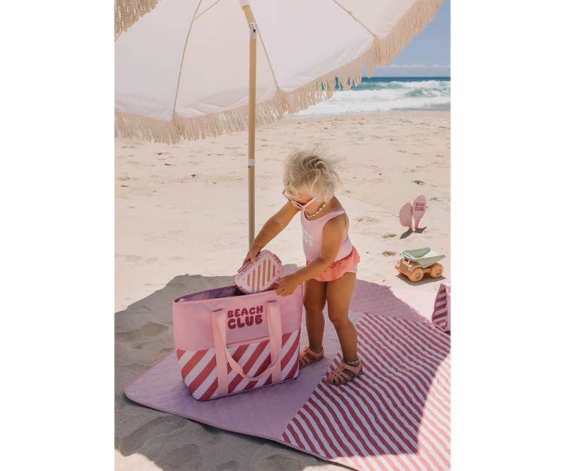 Bolso Tote Nevera Stripes Bloom & Blush