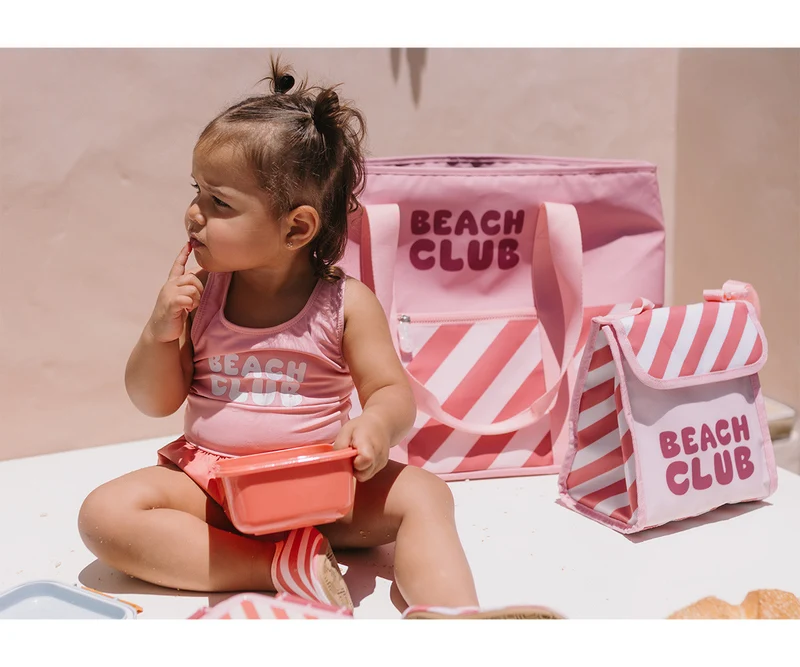 Bolsa Merienda Térmica Stripes Bloom & Blush