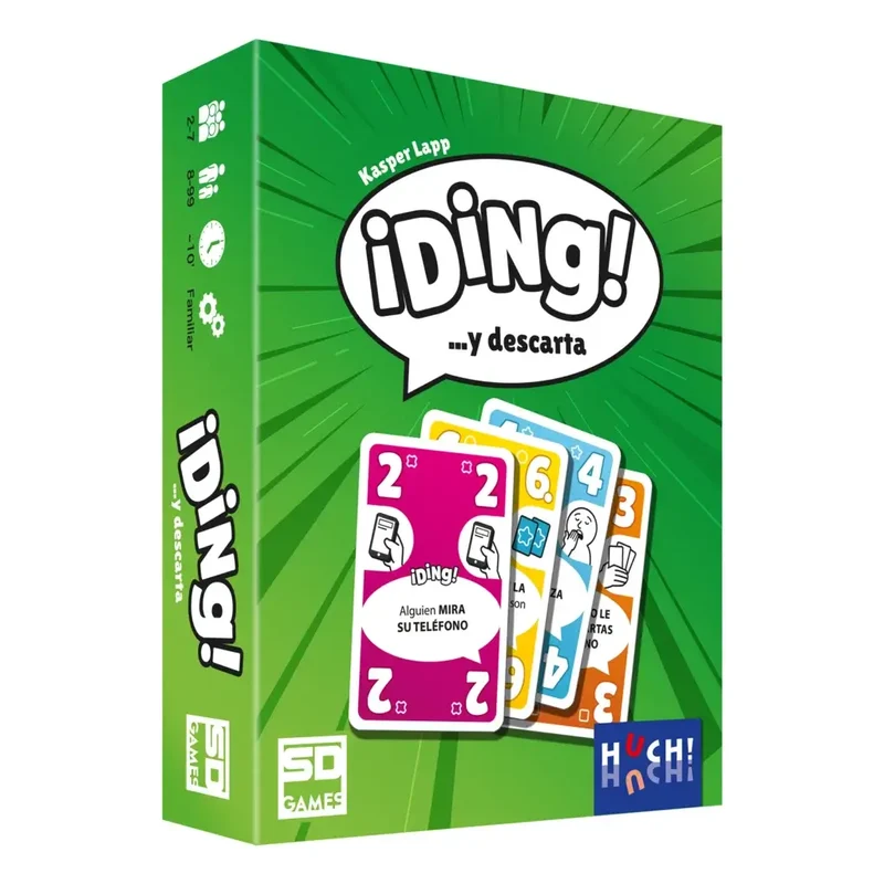 Ding - Juego de mesa - SD GAMES - 2-7 jugadores - 8+ años - 10 min