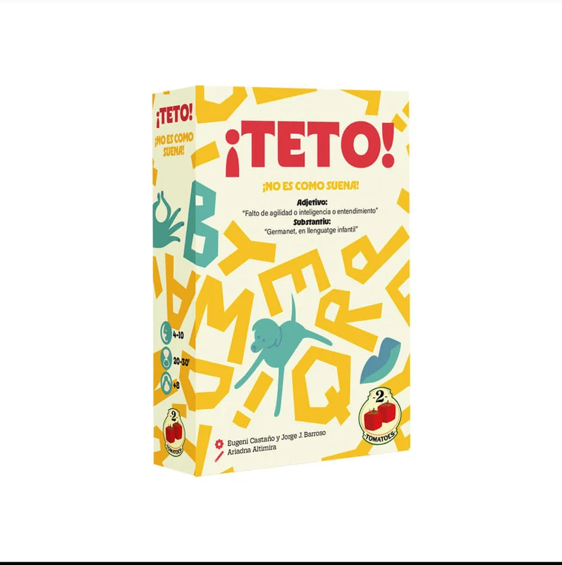 Teto - Juego de mesa - 2 Tomatoes - 4-10 jugadores - 8+ años - 20-30 min
