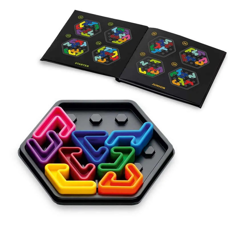 IQ Deluxe Hexagon - Juego de mesa - SmartGames - 1 jugador - 14+ años - 10 min