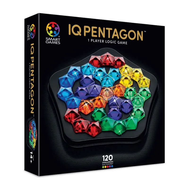 IQ Deluxe Pentagon - Juego de mesa - SmartGames - 1 jugador - 14+ años - 10 min