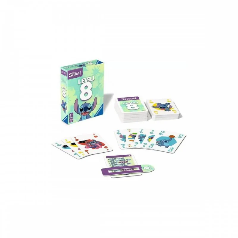 LEVEL 8 DISNEY STITCH - Juego de mesa - Ravensburger - 2-6 jugadores - 8+ años - 45 min