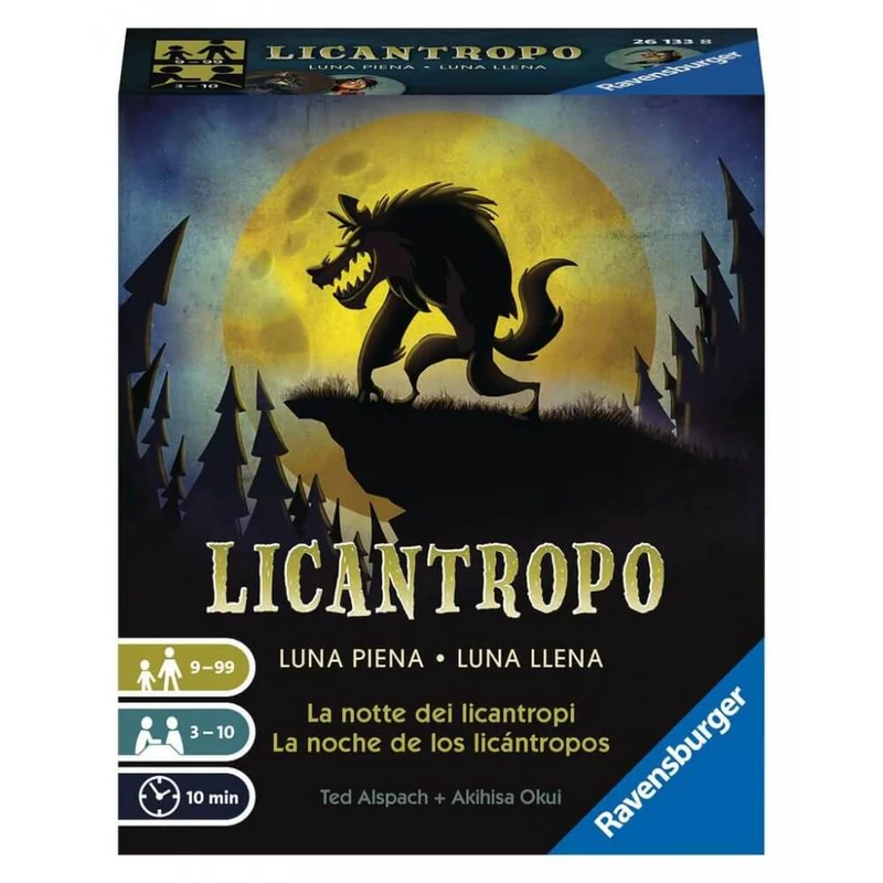 LICANTROPO - Juego de mesa - Ravensburger - 3-10 jugadores - 9+ años - 10 min