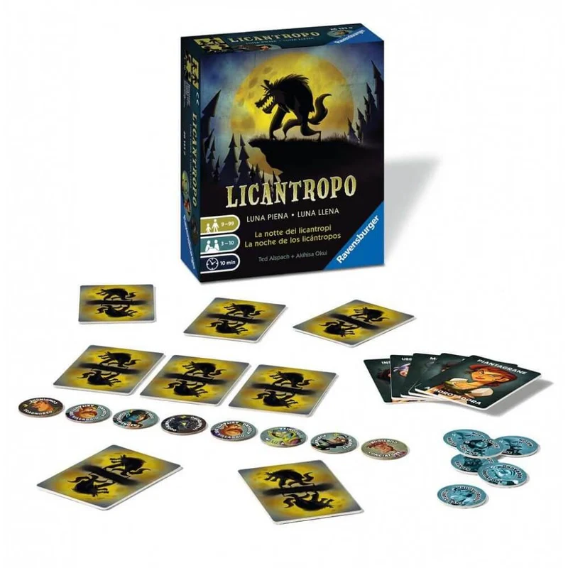 LICANTROPO - Juego de mesa - Ravensburger - 3-10 jugadores - 9+ años - 10 min