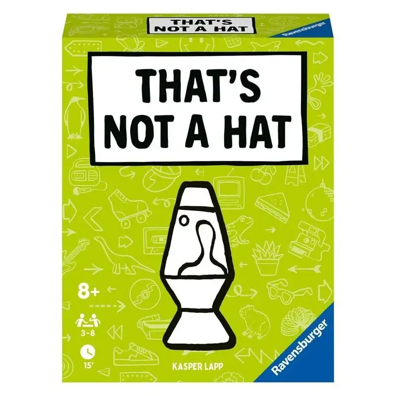 That's not a hat 2 Cultura Pop - Juego de mesa - Ravensburger - 3-8 jugadores - 8+ años - 10 min