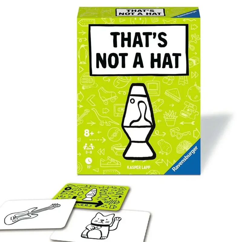 That's not a hat 2 Cultura Pop - Juego de mesa - Ravensburger - 3-8 jugadores - 8+ años - 10 min