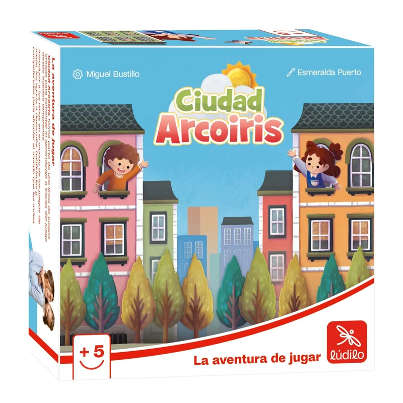 Ciudad Arcoiris - Juego de mesa - Ludilo - 2-4 jugadores - 5+ años - 15 min