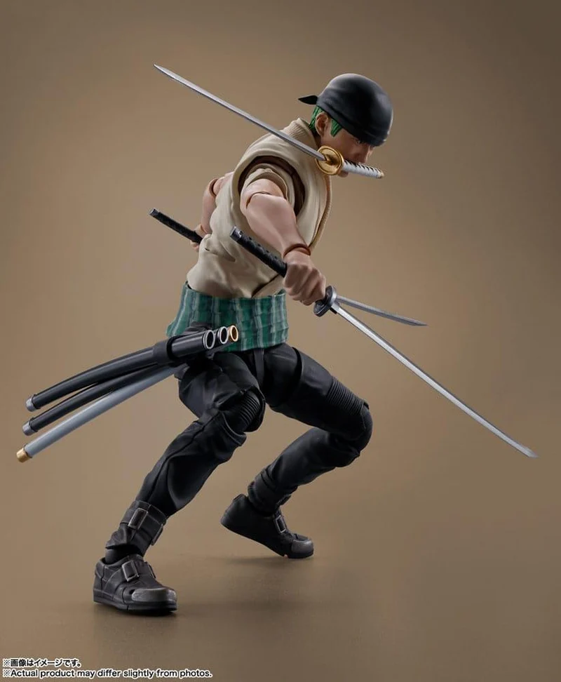 Figura Articulada Roronoa Zoro - One Piece Netflix SH Figuarts